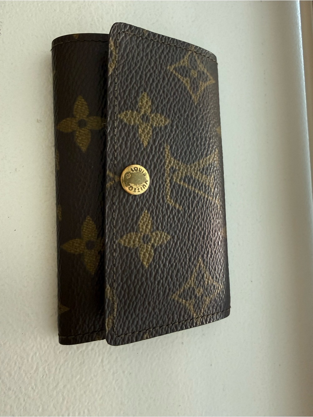 Vintage 1991 Louis Vuitton Monogram 6 Key Holder Key Case